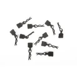 Axial 3mm Body Clip with Tab, Black (10) – AXI206000