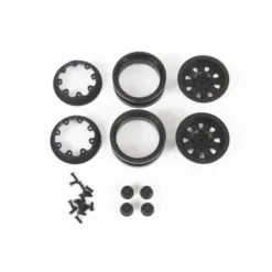 Axial 1.9 Raceline Monster Beadlock Wheels, Black (2) – AXI43004