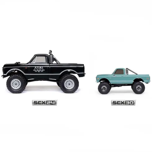 Axial 1/30 SCX30 Chevrolet K10 4X4 RTR Brushed Rock Crawler Groen (Inclusief Accu & Lader)