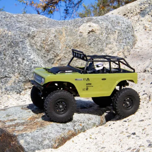 Axial 1/24 SCX24 Deadbolt 4WD Rock Crawler Brushed RTR Green