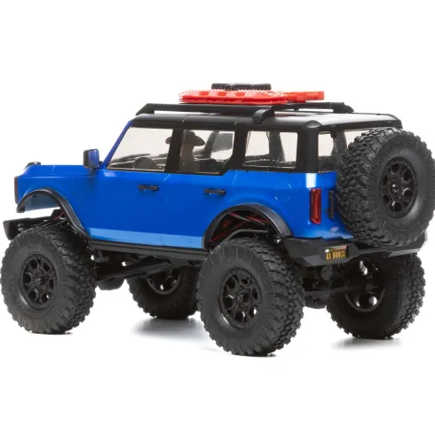 Axial 1/24 SCX24 2021 Ford Bronco 4WD Truck Brushed RTR Blauw