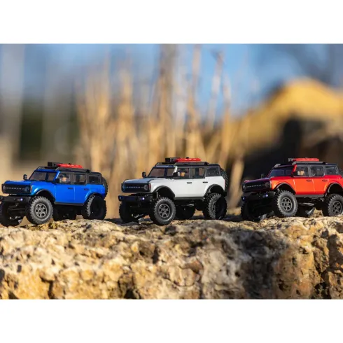 Axial 1/24 SCX24 2021 Ford Bronco 4WD Truck Brushed RTR Blauw
