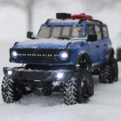 Axial 1/24 SCX24 2021 Ford Bronco 4WD Truck Brushed RTR Blauw