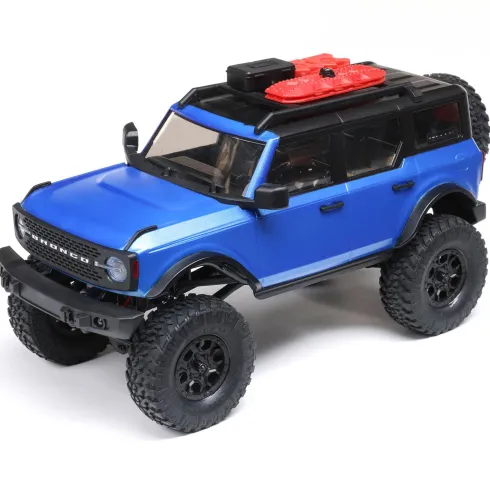 Axial 1/24 SCX24 2021 Ford Bronco 4WD Truck Brushed RTR Blauw