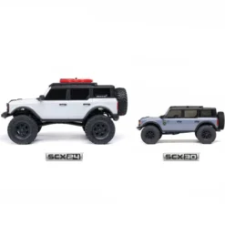 Axial 1/30 SCX30 Ford Bronco 4X4 RTR Brushed Rock Crawler Grijs Inclusief accu & lader