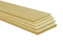 Balsa plank 1.3mm dik – 7.7cm breed – 92cm lang (EQUADOR IMPORT)