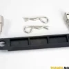 Battery hold-down plate black – TRX3727