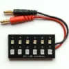 Beez2B Charge lead for 1S Lipo 12 port : 6x MCX, MSR & 6x MCPX