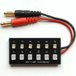 Beez2B Charge lead for 1S Lipo 12 port : 6x MCX, MSR & 6x MCPX