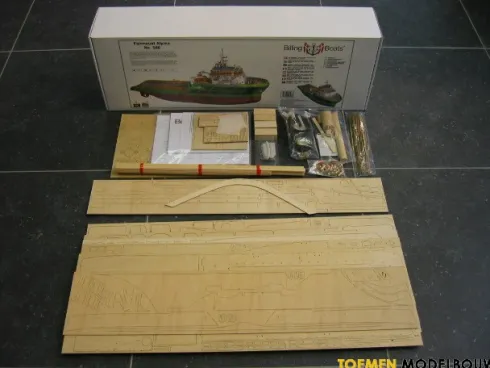 Billing Boats Fairmount Alpine Sleepboot houten scheepsmodel 1:75 + RC Set