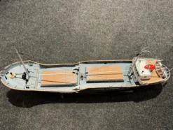 Billing Boats Mercantic 424 houten scheepsmodel 1:50 compleet gebouwd met motor, regelaar, servo, as, propeller en gewichten (helemaal nieuw)!
