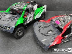 BittyDesign FALCON-X 1/7 Pre-Painted Red body for ARRMA Mojave 6S BLX Pre-cut 1.5mm