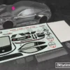 BittyDesign P-GT3R 1/7 clear body for ARRMA Infraction/Limitless Pre-Cut 1.5mm
