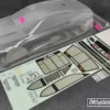 BittyDesign ZL-21N 1/7 clear Nascar body for ARRMA Infraction V2/Limitless