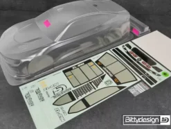 BittyDesign ZL-21N 1/7 clear Nascar body for ARRMA Infraction V2/Limitless