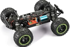 BlackZon Slyder MT Turbo 1/16 4WD Brushless Elektrische Monstertruck Lichtgroen compleet met 1000mAh Lipo accu en lader – 50 km/h
