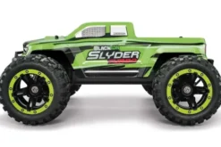 BlackZon Slyder MT Turbo 1/16 4WD Brushless Elektrische Monstertruck Lichtgroen compleet met 1000mAh Lipo accu en lader – 50 km/h