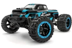BlackZon Slyder MT 1/16 4WD Elektrische Monstertruck Blauw/Zwart compleet met 800mAh Li-Ion accu en lader – 35 km/h
