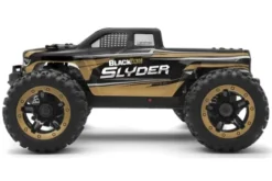BlackZon Slyder MT 1/16 4WD Elektrische Monstertruck Zwart/Goud compleet met 800mAh Li-Ion accu en lader – 35 km/h