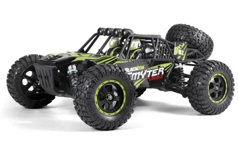 BlackZon Smyter DB Turbo 1/12 4WD 3S Brushless Elektrische Buggy Groen compleet met 1600mAh Lipo accu en lader – 70 km/h