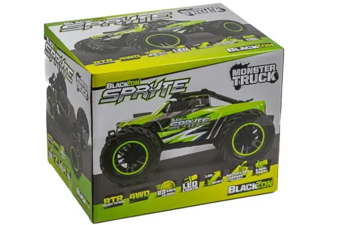 Blackzon Spryte MT 1/20 4WD Electric Brushed Monster Truck Groen