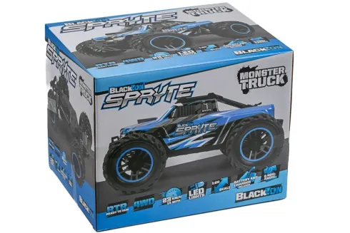 Blackzon Spryte MT 1/20 4WD Electric Brushed Monster Truck Blauw