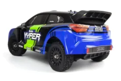 BlackZon Vyper RX 1/16 4WD Brushed Rally Car RTR Blauw compleet met 1500mAh Li-Ion accu en lader – 30 km/h