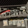 Blade 450 3D helikopter compleet met Spektrum DX6I 6-kanaals zender + Blade aluminium koffer + Verschillende Blade onderdelen in een nette staat (leuk voor de hobbyist / geen garantie)!