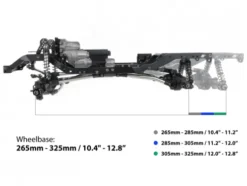 Boom Racing BRX01 AWB Link Adjustable Wheelbase 1/10 4WD Builder’s Kit