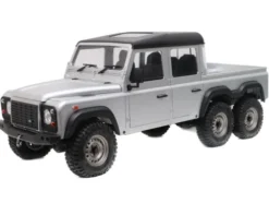 Boom Racing BRX02 6×6 1/10 RC Crawler Kit met D110 6×6 Pick-Up Hard Body