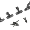 Boom Racing Metal Door Hinge Set for Land Rover® Series II 88 Station Wagon Black for BRX02 88 – BRX02381BK