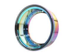 Boom Racing ProBuild™ 1.9″ R12 Adjustable Offset Aluminum Beadlock Wheels (2) Neo Chrome/Matte Black – BRPB017NEOMBK