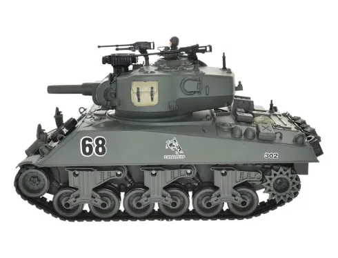 Brother RC Tank 1/18 USA M4A3 Sherman Groen