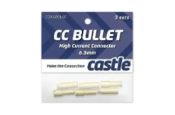 Castle – Bullet stekkers 6.5mm – 3 st. Mannelijk + 3 st. Vrouwelijk