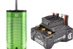 Castle Creations – COBRA-8 – Sensored-Sensorless Car ESC Car ESC – 2-6S – w/ 1515-2200KV Sensored Motor – 1/8 MT – 2-6S