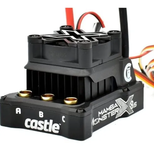 Castle Creations MAMBA MONSTER X 8S 33.6V ESC 8A PEAK BEC