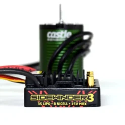 Castle Creations SV3 Sidewinder waterproof 1:10 12V ESC 1406-7700 sensored combo