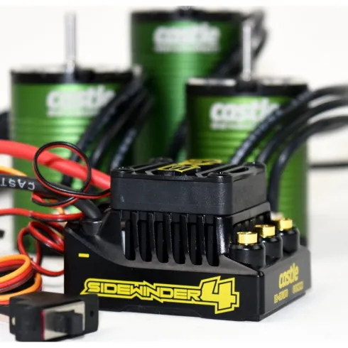 Castle Creations SW4 Sidewinder waterproof 1:10 12.6V ESC 2A BEC 1415-2400 sensored combo