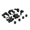 CEN RACING HUB CARRIERS & SPINDLE SET ( F/R, WHEEL HEX, SERVO HORN – CEN-CM0202