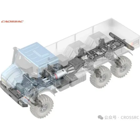 Cross RC Crawling EMO XL3 1/8 775 Brushed RTR Blauw