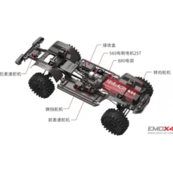 Cross RC Crawling kit EMO X4 1/8 RTR Yellow