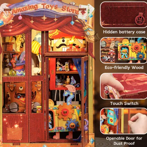 CuteBee Amazing Toy Store – DIY Book Nook