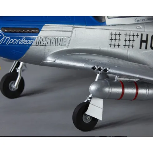 Derbee 750mm P-51D Mustang Warbird PNP kit – blue