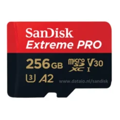 DJI Drone 256GB microSD SanDisk Extreme Pro geheugenkaart