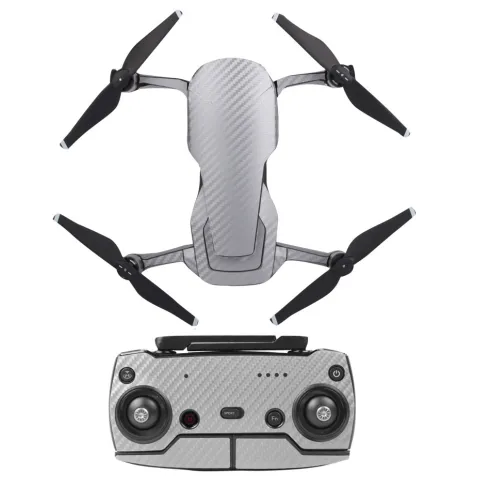 DJI Mavic Air Sunnylife Waterproof Carbon Stickers – Silver