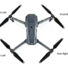 DJI Mavic Pro Back Right Rear Motor Arm