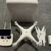 DJI Phantom 4 Pro met DJI LCD scherm en batterij met propellers en lader in een nette staat!