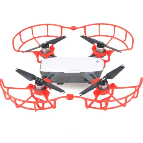 DJI Spark Propeller Protection + Heightened Landing Gear – Red