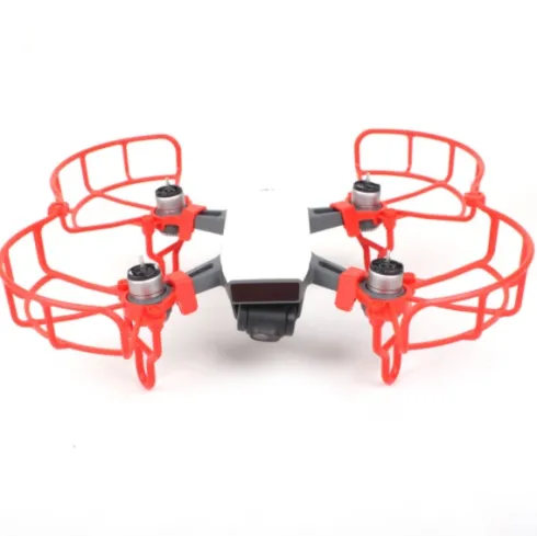 DJI Spark Propeller Protection + Heightened Landing Gear – Red
