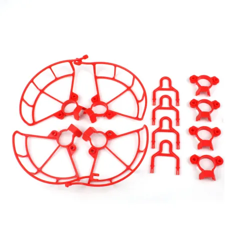 DJI Spark Propeller Protection + Heightened Landing Gear – Red